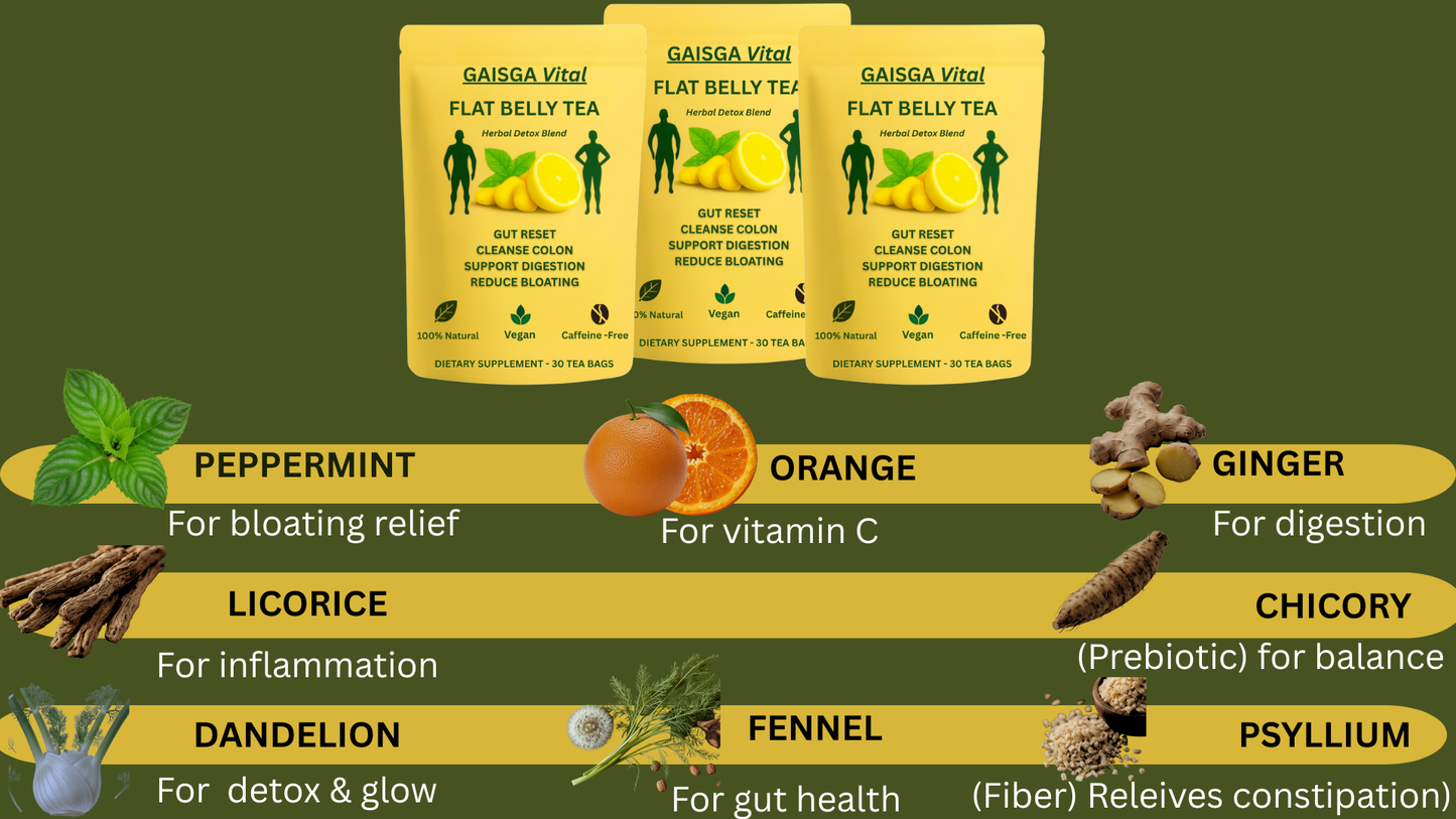 FLAT BELLY TEA- 3Packs (BUNDLE & SAVE)