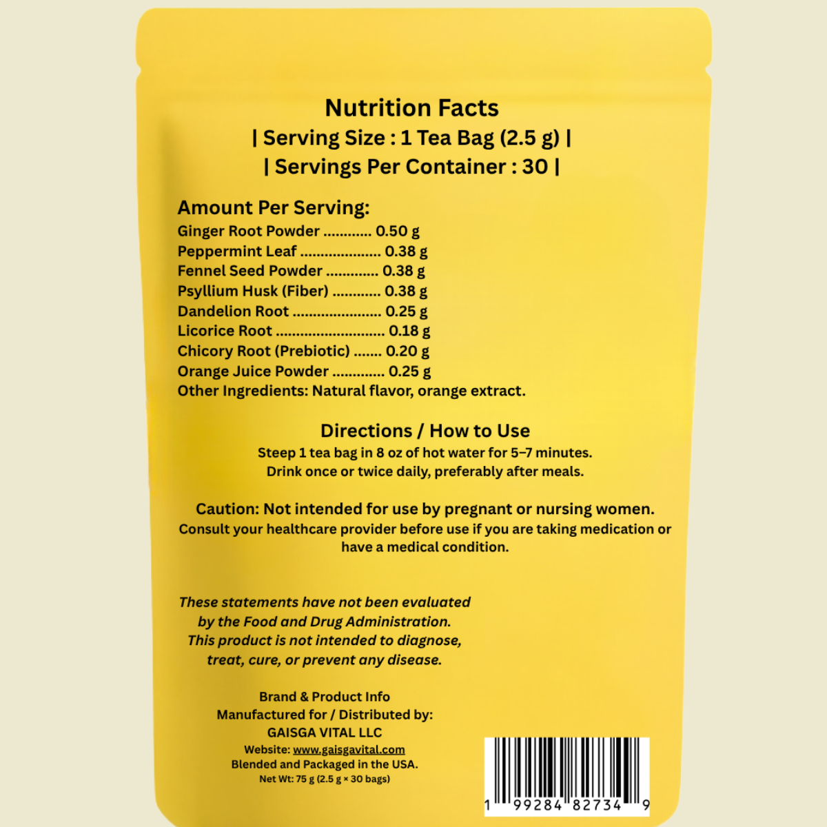 🌿FLAT BELLY TEA - Herbal Detox Blend